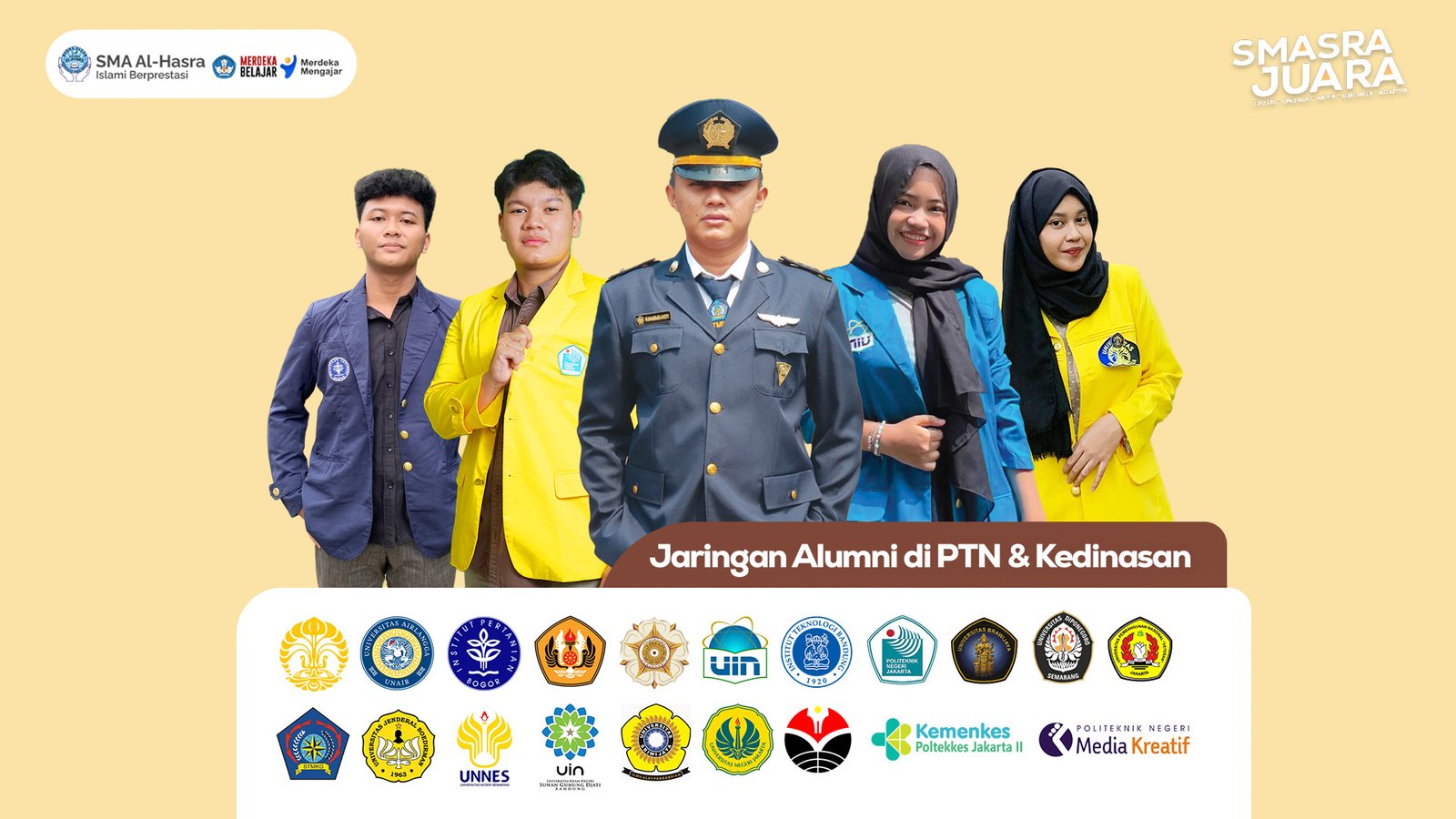 Pecah Rekor! 102 Alumni SMA Al-Hasra Tembus PTN Tahun 2025